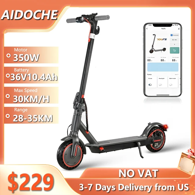 Trottinette Electrique Adulte-Scooter Electrique 25-30km