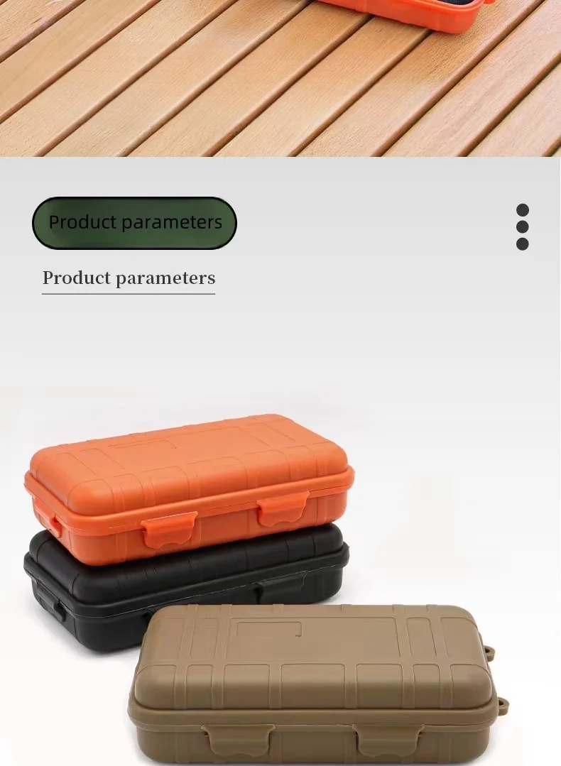 Extra große edc Tool Outdoor Survival Kit Box, stoß feste und wasserdichte Box, versiegelte Box, Outdoor Survival Aufbewahrung sbox – Detail 11