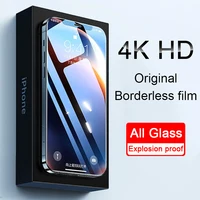 4K HD Full Cover Protective Glass on For iphone 11 12 13 PRO MAX Screen Protector Tempered Glass On iphone 7 8 X XR XS Max Glass