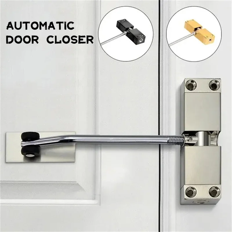 Automatic Door Closer Adjustable Strength Spring Hinge
