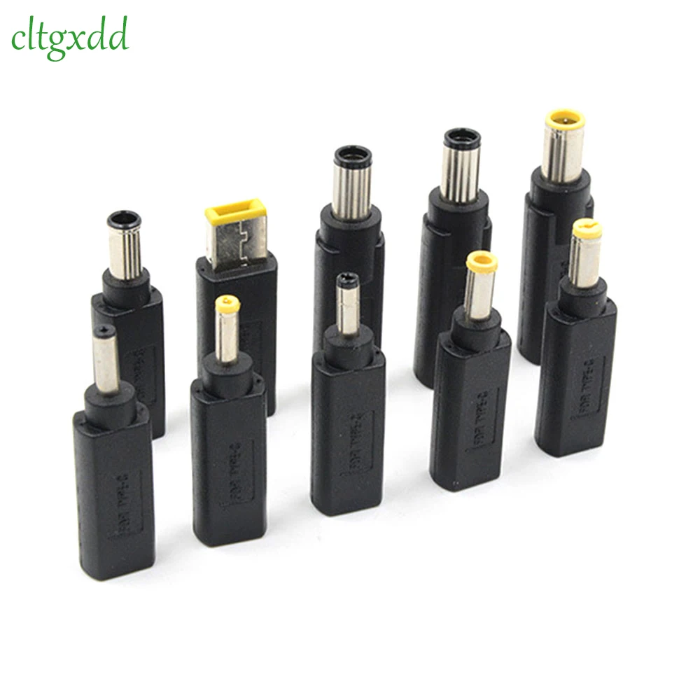 1 Stück Typ-C-Buchse auf DC4,5 * 3,0/7,4 * 5,0 mm Adapter ohne PD-Köder-C-Adapter, geeignet für Laptop PD-Netzteil mit Adapter