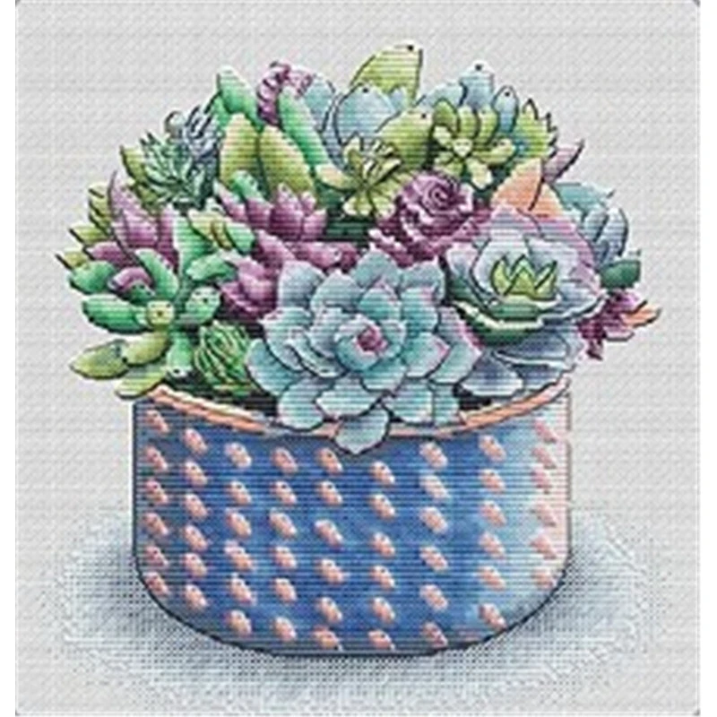 

ZZ6367 Home Fun Cross Stitch Kits Package Greeting Needlework Counted Kits New Style Joy Sunday Kits Embroidery Cross-stitch Set