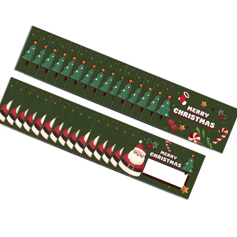 31BA 30 Stück Weihnachts-Geschenkgutscheinkarten zum Rubbeln, Geschenkgutscheinkarten zum Rubbeln – Detail 8