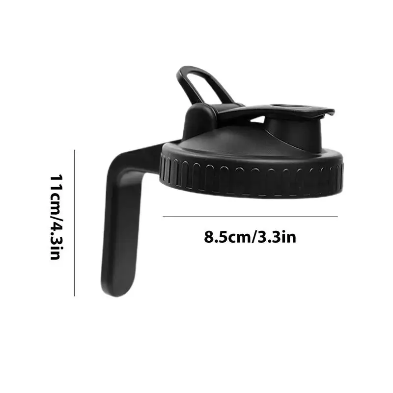 Wide Mouth Mason Jar Pour Spout Lid 2pcs Wide Mouth Mason Jar Lids With Handle Silicone Sealing Gasket Airtight & Leak-Proof