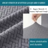 Stretch Jacquard Dining Bench Cover Living Room Anti-Dust Removable Bench Slipcover Washable Bench Seat Protector 4