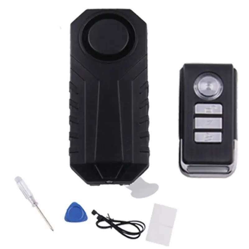 Wireless Anti-theft Motorcycle  Burglar Alarm with Remote Control Waterproof Security Cycling Bike Alarm drop shipping
