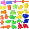 Sand Molding Toys Building Kits Kid'S Summer Beach Sand Toys Sand Play Set With Castle Animal Sand Molds And Tools 1