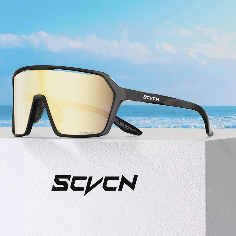 Photochromic UV400 Cycling Sunglasses for Men - Sports, Mountain Bike & Road Bicycle Eyewear