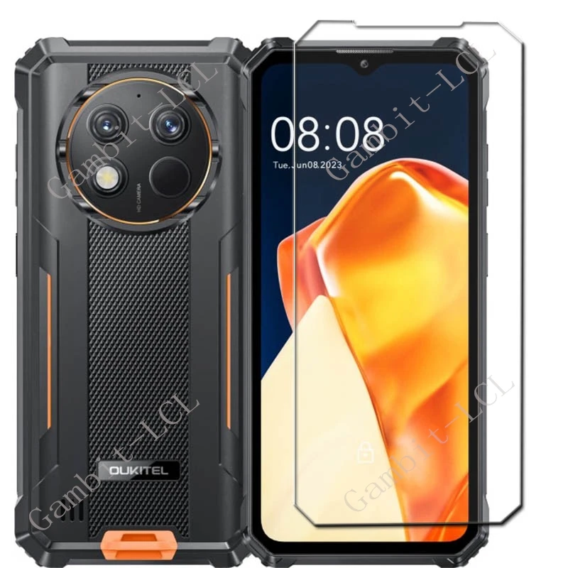 2PCS Tempered Glass For Oukitel C37 C38 C50 C51 C53 C57 Pro C57S C58 G1 G2 P1 WP28E WP28S WP32 WP35 WP35S  Screen Protector Film — view 3