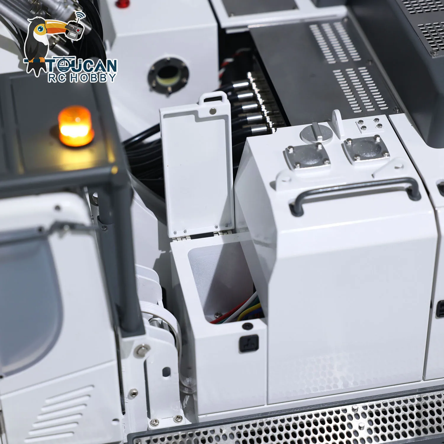 S70d1aa455d1a4c6c885da2eca89d54fbq 1/14 koparki hydrauliczne RC K970-300 maszyna do rozbiórki z wymiennym 2-ramiennym zdalnie sterowanym dźwiękiem TOUCAN