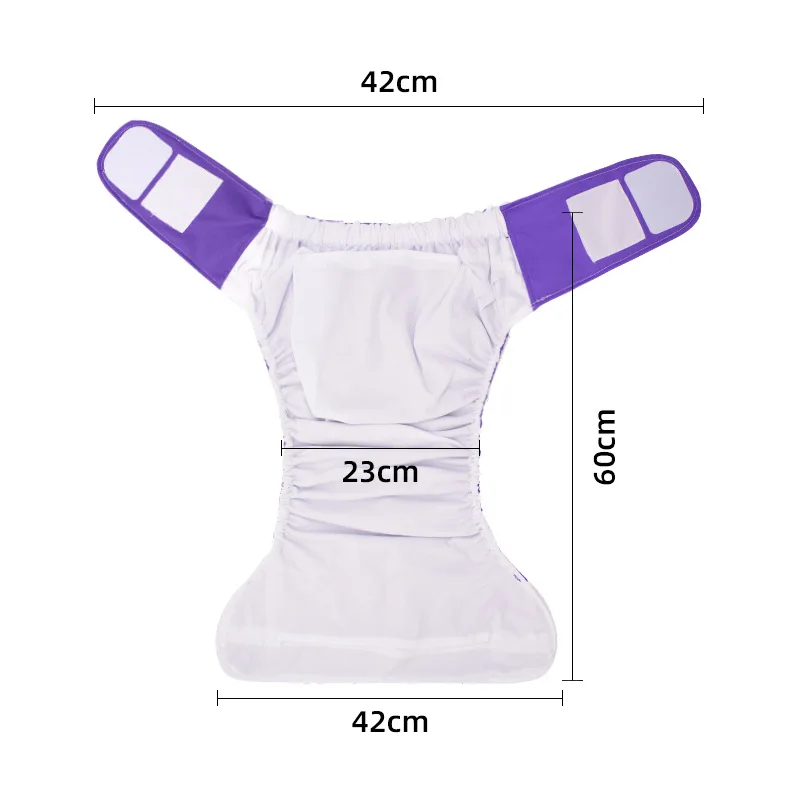 Size Adjustable Eldly Large Big Nappy For Men Women Disability Adult Cloth Diapers Waterproof Reusable Hygiene Incontinent Pants waterproof diapers cloth diapers