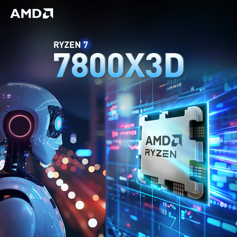 AMD Ryzen 7 7800X3D 8-Core 16-Thread 4.2GHz DDR5 Socket AM5 R7