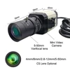 2K PC Webcam HD 6mm 2.8-12mm/5-50mm Varifocal Manual Zoom Lens 4MP 30fps 2560x1440 MJPG UVC High Speed USB Computer Camera 4