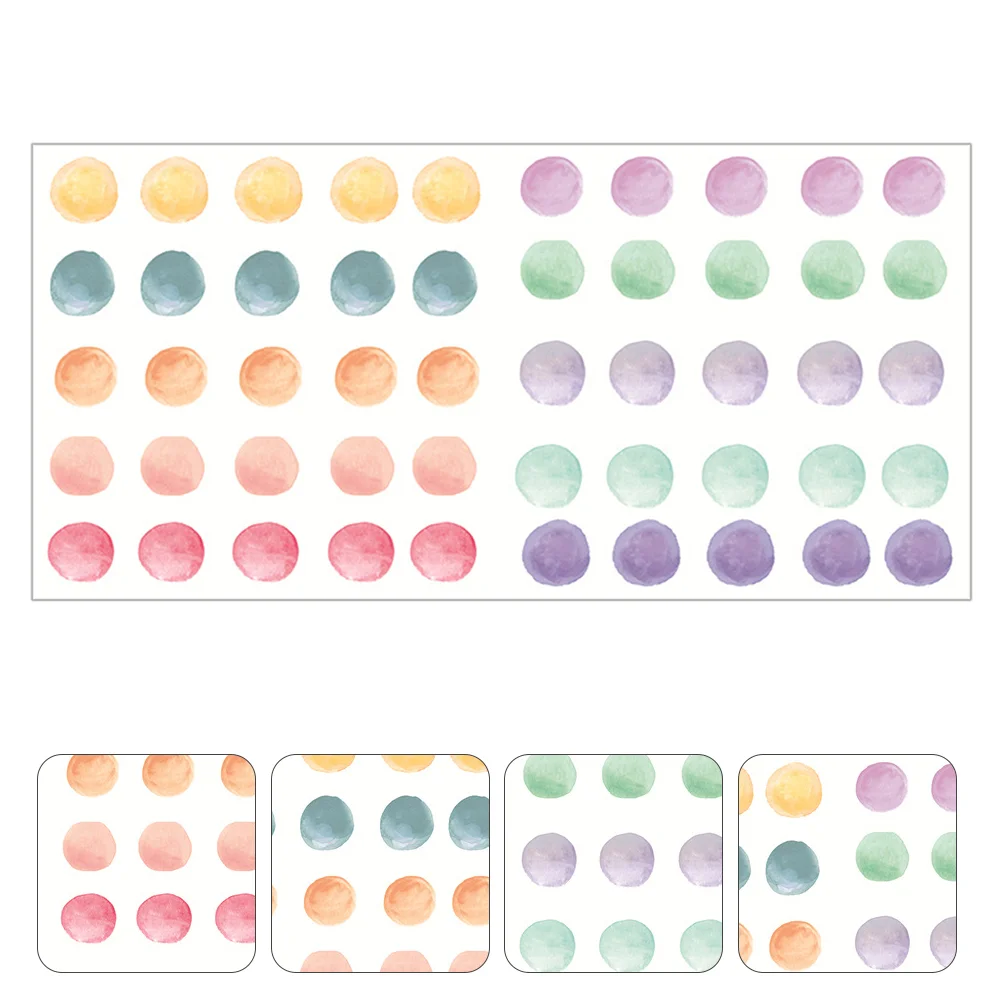 

Colorful Dots Wall Sticker Play Room Decor for Kids Background Soft Decoration Bedroom Pvc Decals