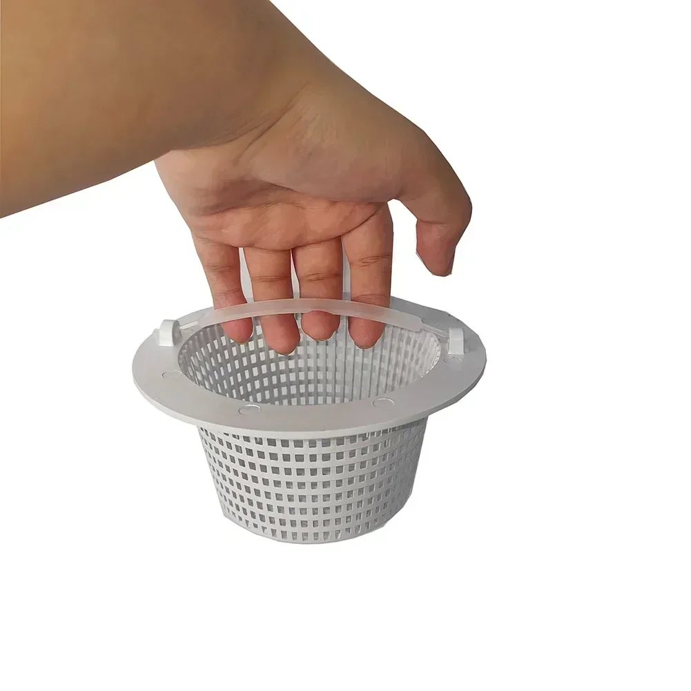 Panier Skimmer Piscine 19cm - Filtre à Débris PVC, Facile à Nettoyer, Accessoire Entretien Piscine