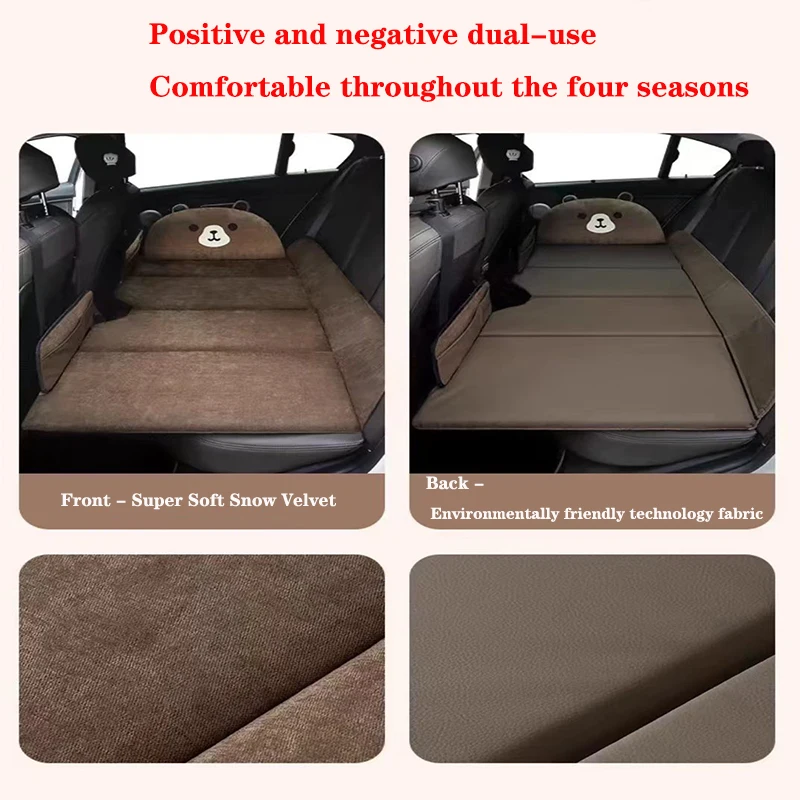 Car Camping Mattress Portable Camping Bed Car Rear Seat Travel Mattress for Sleeping Automotive Interior Accessories