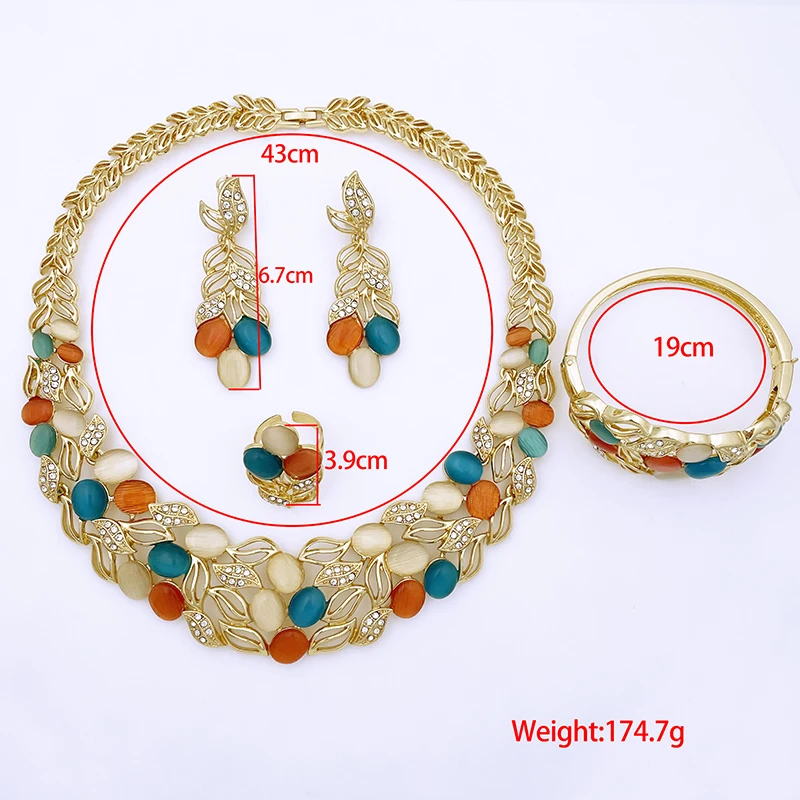 Opal Jewelry Set For Women 