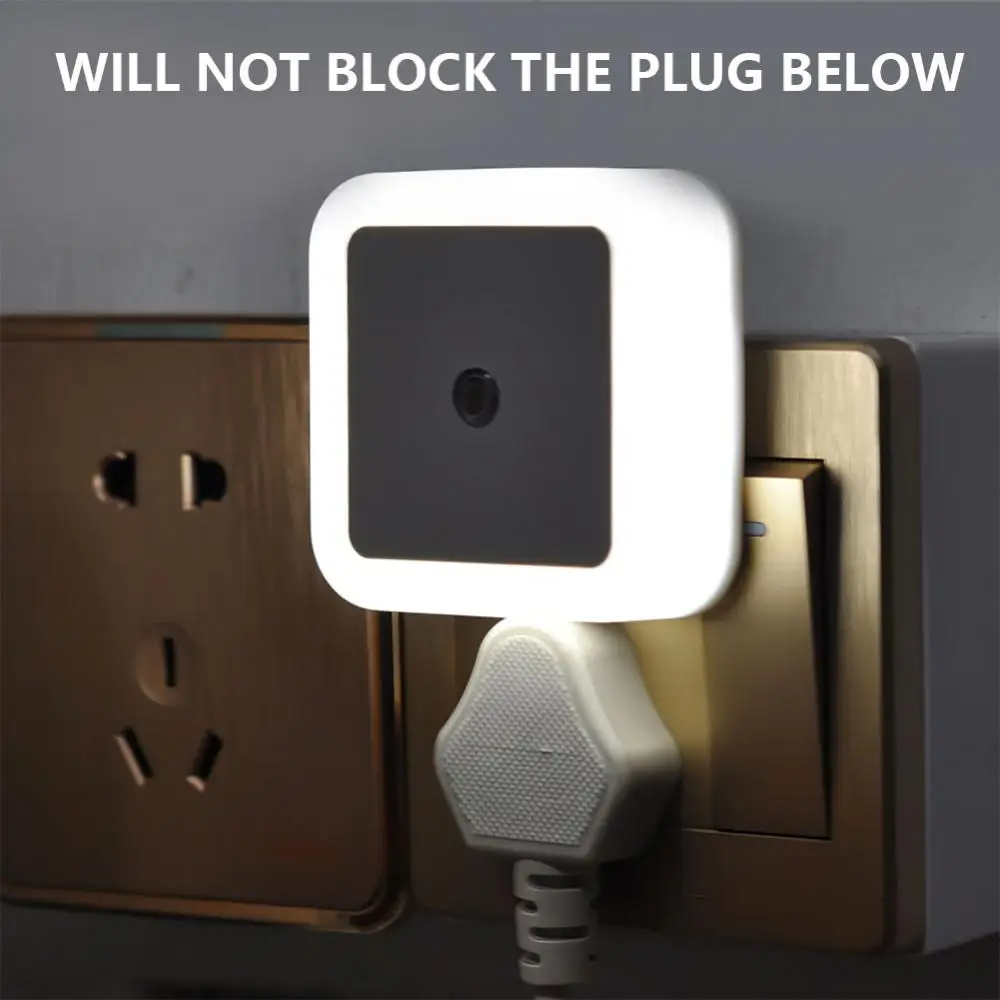 

Portable LED Night Light Mini Wireless Sensor Lighting Square Halo Lamp For Children Living Room Bedroom Corridor Lighting Lamp