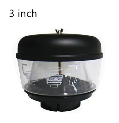 Préfiltre à Air Cyclonique Pour Admission - 3,5 Pouces (89 Mm) - Compatible Berlines, SUV, Camions - Transparent, Nettoyage Facile