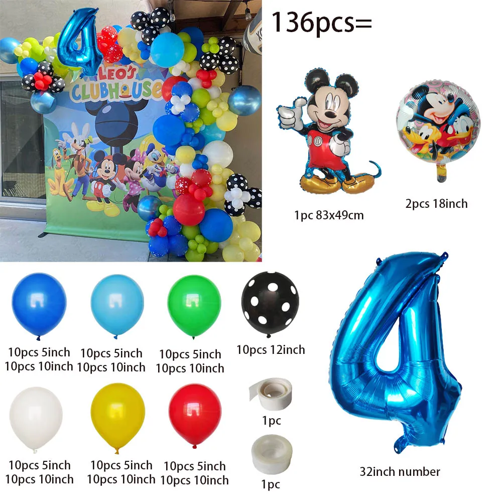 Mickey Number Balões Air Globos