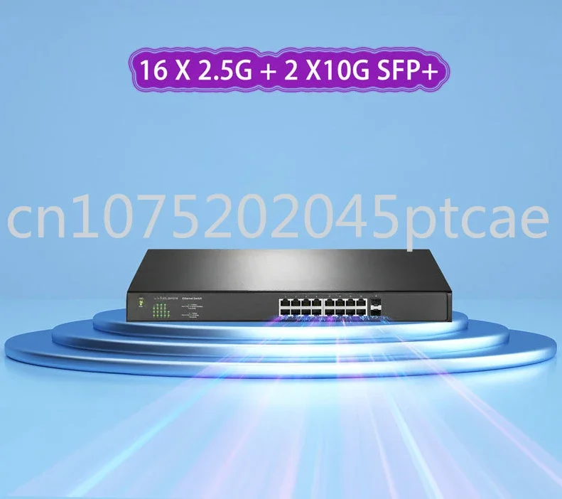 

16-портовый коммутатор 2,5 Гбит/с RJ45, переключатель 2500 м UPLink 10G SFP + переключатель сердцебиения LAN, сетевой разветвитель Ethernet, стандартный хаб