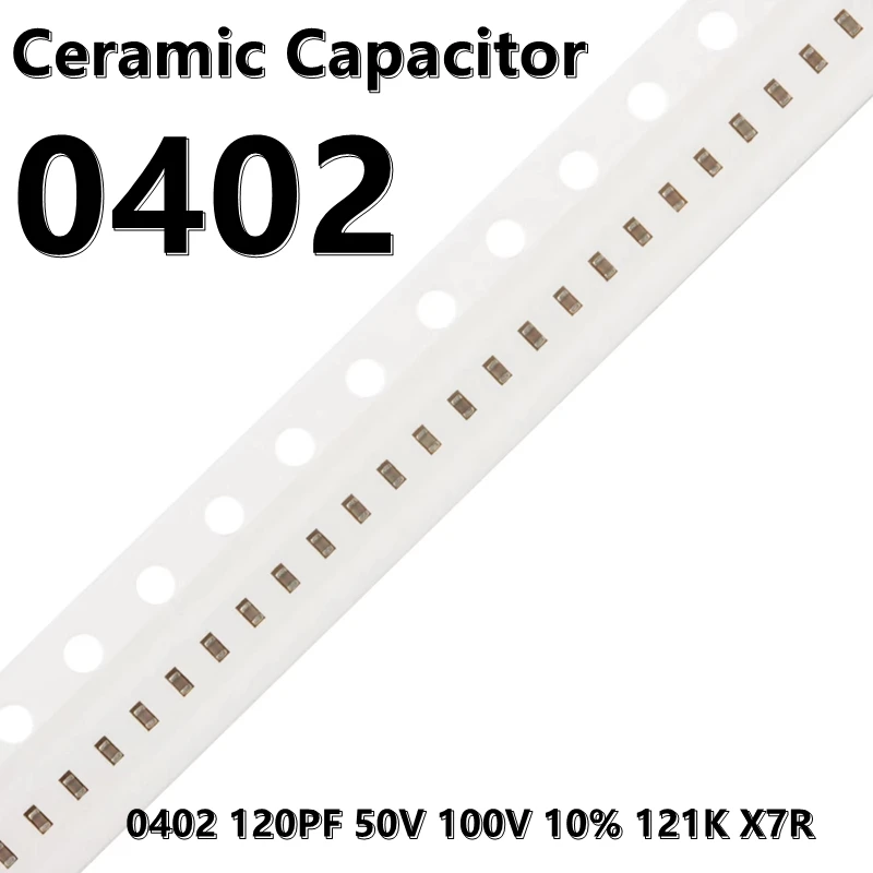 

(100 шт.) 0402 120PF 50 в 100 в 10% 121K X7R 1005 SMD керамические конденсаторы