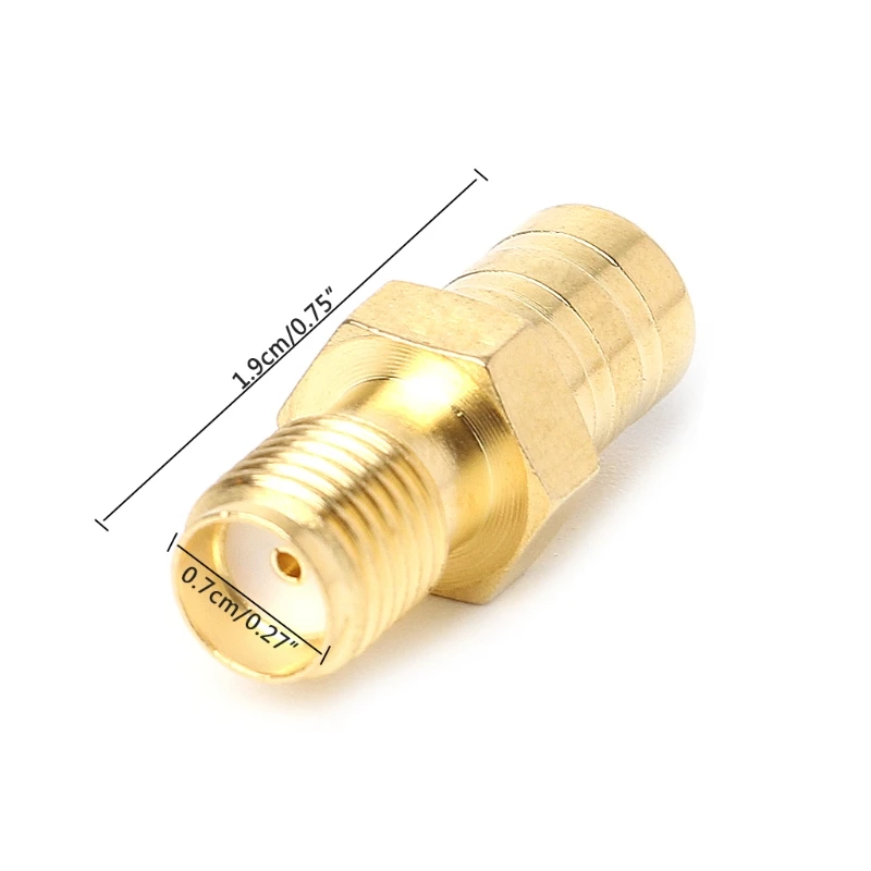 

50Ω SMA Female to SMB Female DAB Digital Radio Aerial Antenna Connector Adapter