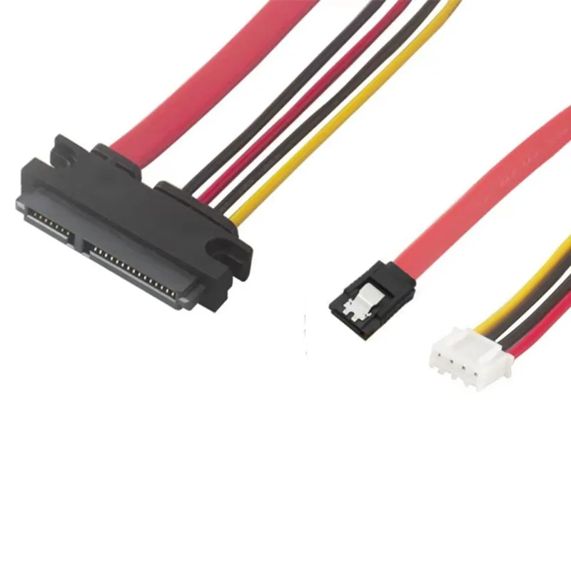 SATA715ToSATA7pinDataPowerCableIntegratedLineSmall4pin