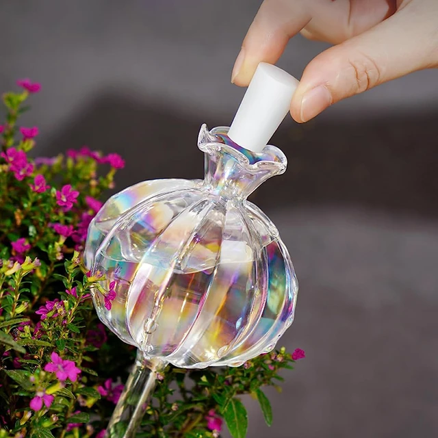 Glass Automatic Plant Watering Bulbs Shape Flower Plant Water Dripper Lightweight Houseplant Device Drip Irrigation System 2