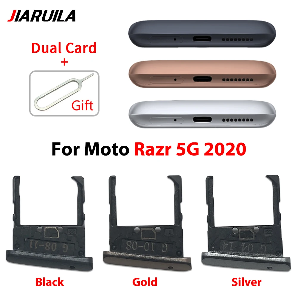 Enhanced Dual SIM Card Tray Holder for Motorola Moto Razr 5G Accessories