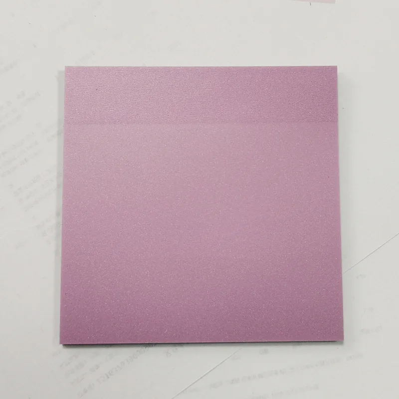 Creative Transparent PET Sticky Notes - 50 Sheets - Planner & Stationery Supplies