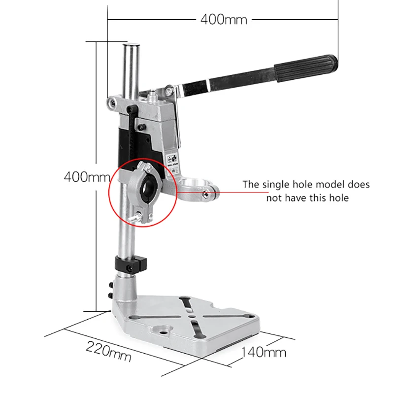 1PCS Bench Drill Holder Single-Head Electric Drill Base Frame Multifunctional Aluminum Alloy Power Grinder Accessories tool holder,lathe tool holder