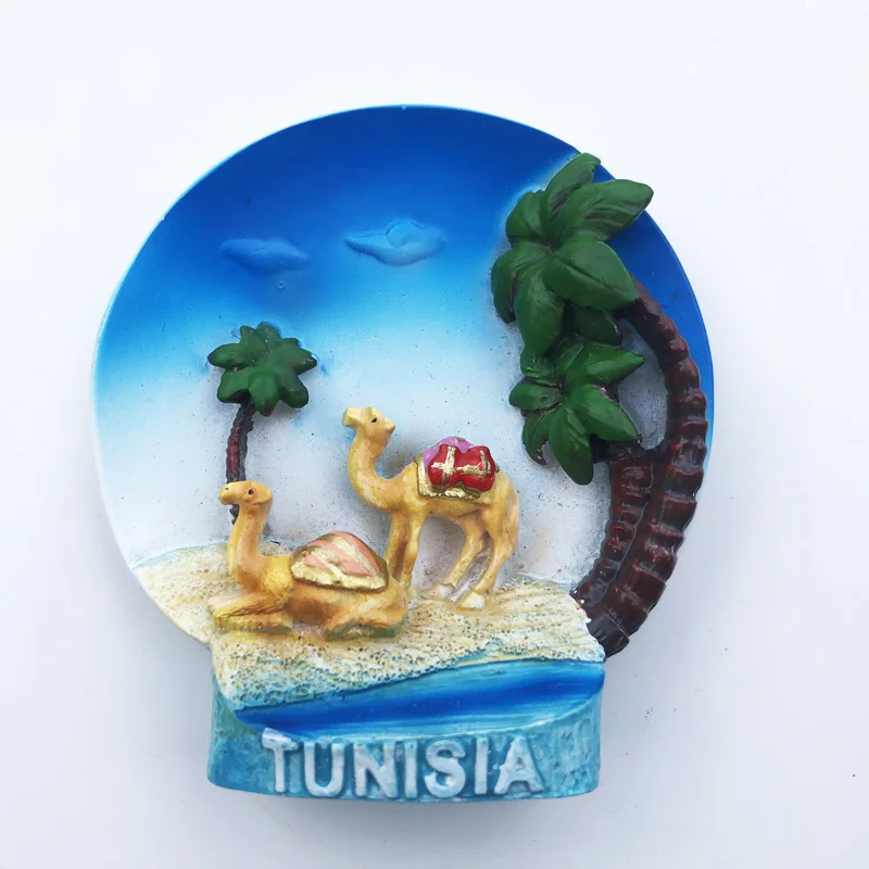 Africa Tunisia 3D Fridge Magnets Tourism Souvenir Refrigerator Magnets Sticker Collection Handicraft Gift Decoration Articles