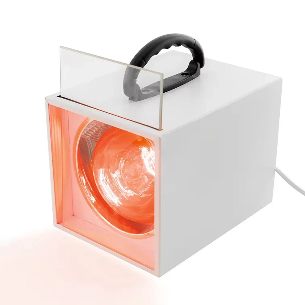 Handheld Heat Lamp Box Tint Display 150W Infrared Lamp Ultraviolet Heat Box For Paint Drying &Window Film Test Car Bodywork