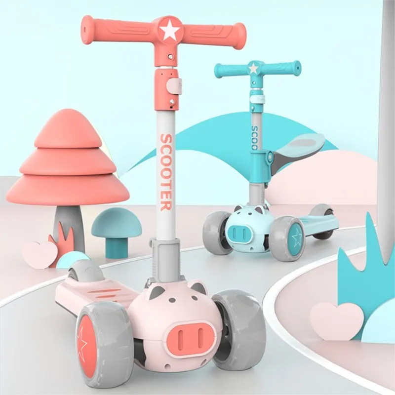 TULX Motion Scooter Features Foldable Seats And Wear-resistant Tires Making Travel Safer And More Reassuring For Children