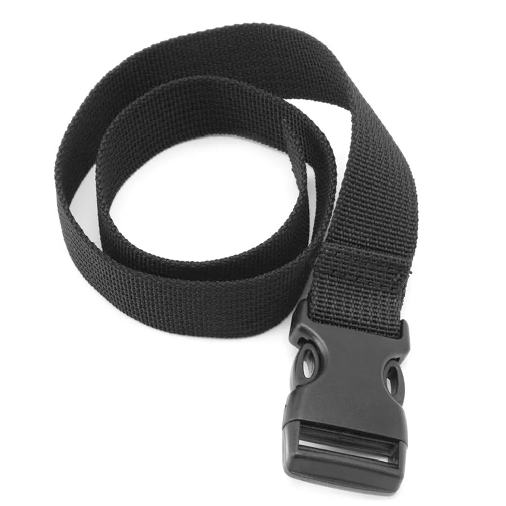 Travel Tied Nylon Cargo Tie Down Luggage Black Durable Lash Belt Strap With Cam Buckle Travel Kits Outdoor Camping Tool Cargo Straps Luggage Strap Cargo Tie Down Strap Tie Down Straps Lashing Strap