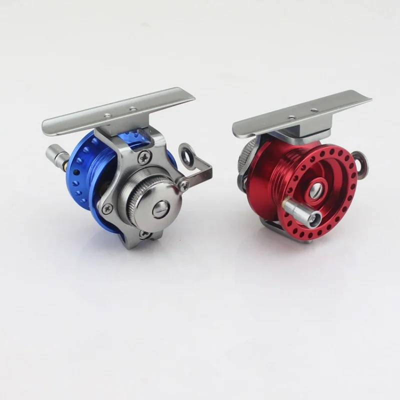Fly Ice Fishing Reels Fish Line Wheel All Metal with Drag 40-60