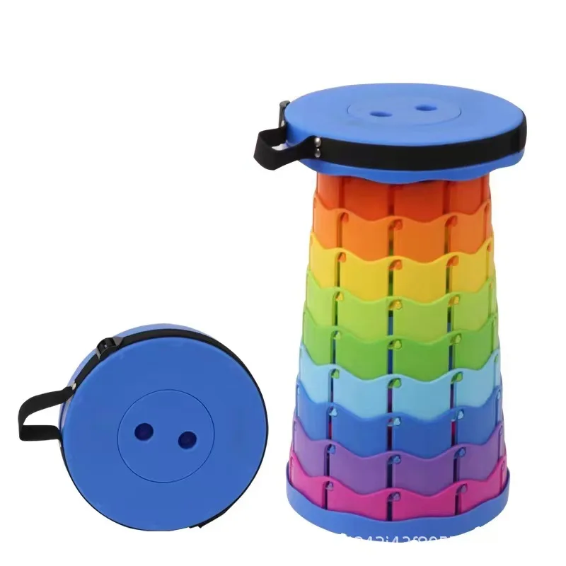 

Регулируемый телескопический пластиковый складной стул для путешествий