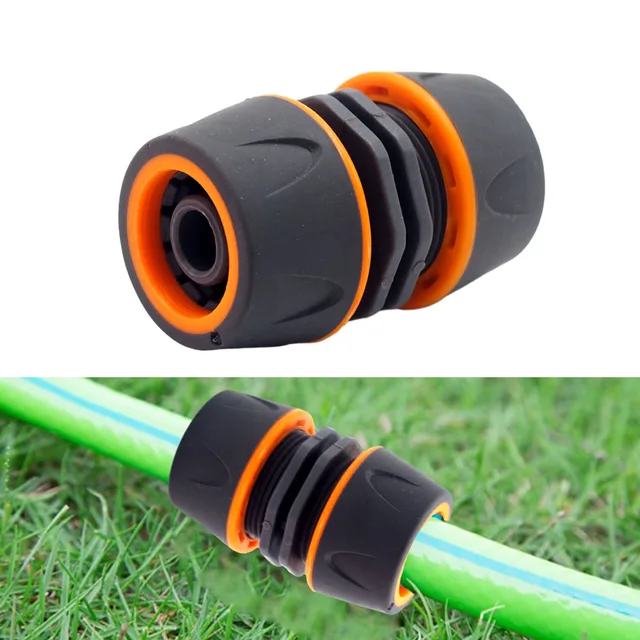 1pcs  1/2 Inch Hose Joiner Extension Connector Adapter For Garden Hose Pipe Watering Irrigation Extension Repair Connector 1
