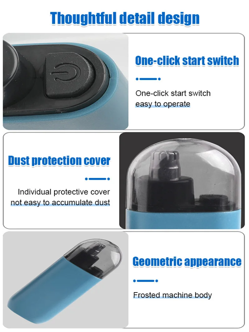 Rechargeable Portable Nose Hair Trimmer Nose Hair Trimmer Portable Nose Hair Shaving Artifacts 2