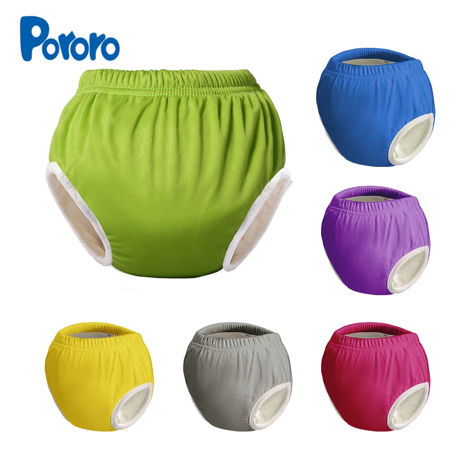 PULSollidColorWaterproofBabyTrainingPantsBabyClothDiapers