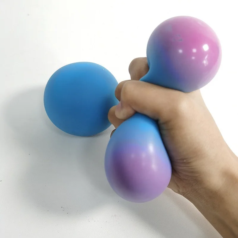 New Antistress Pressure TPR Ball Stress Relief Change Colour Squeeze Balls for Kids Adults Hand Fidget Toy Squishy Stressball 4