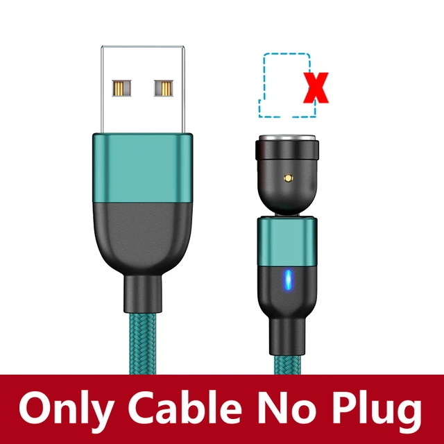 AUFU 2m 3m Magnetic Cable USB Type C For Huawei P20 P30 pro Usb C Cable Micro 3A Fast Charging Magnet Charger Data Transfer 1m Only Cable No Plug