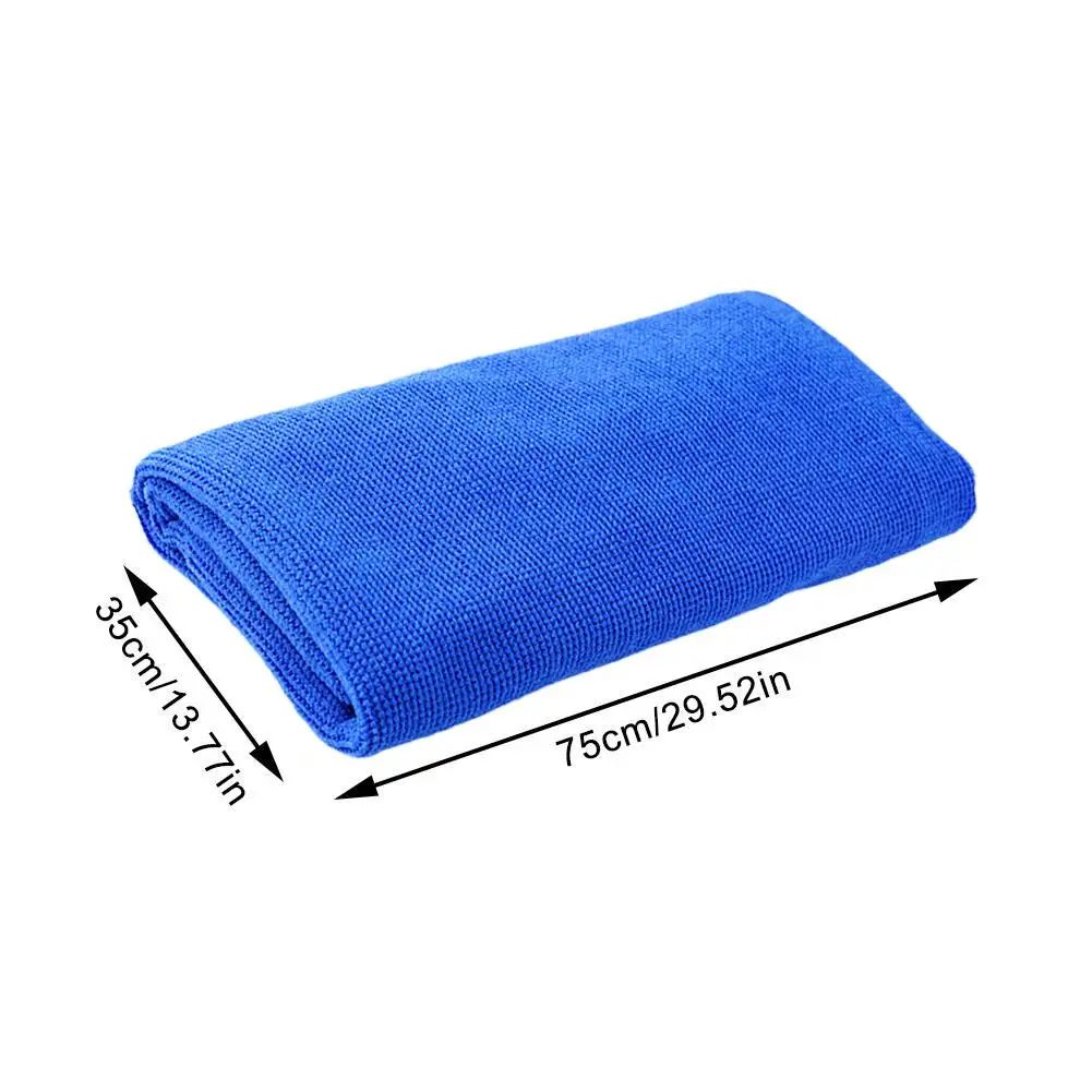 35x75CM Rectangular Face Towel Microfiber Towels Embossed Thick Soft Absorbent Ultrafine Fiber Towel Beach Bath Hair Dry