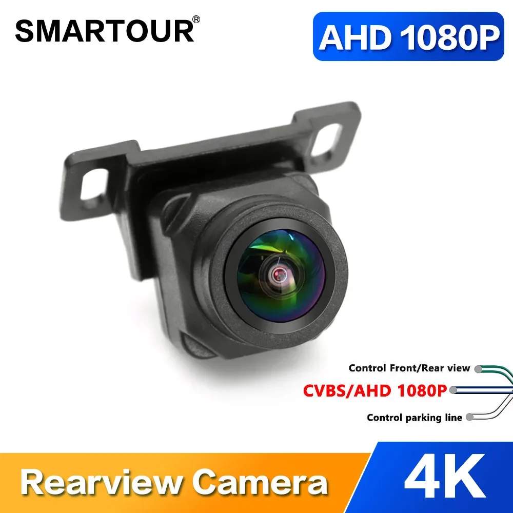 SMARTOUR AHD 1080P CCD CVBS 180 degrees Fisheye Lens Car Front/Rear View Camera Starlight Night Vision Vehicle Reverse camera