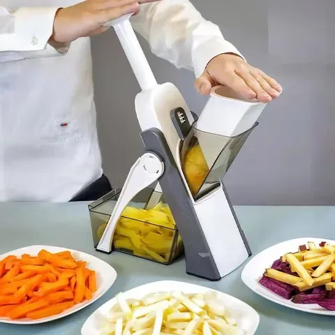 

3-in-1 Vegetable Slicer Food Shredder Slicing Garlic Meat Cutter Three-in-One Grater Kitchen Gadaget