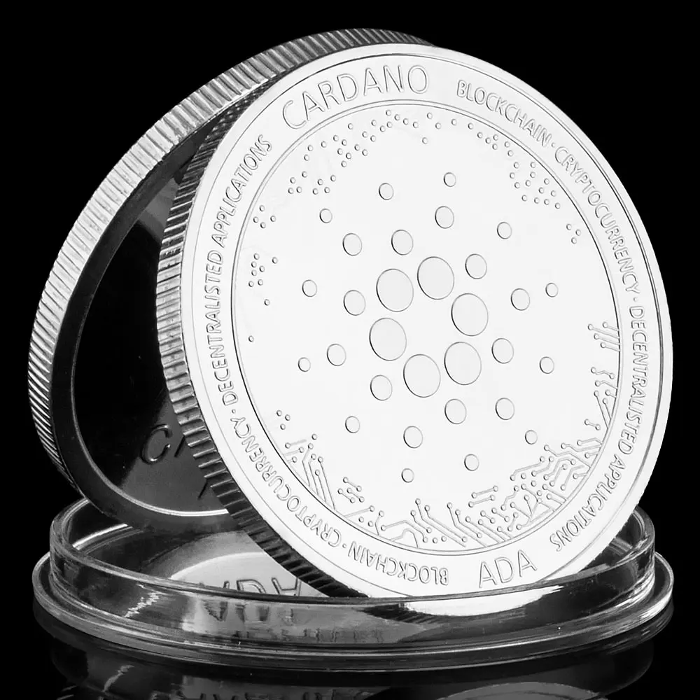Gold Plated Ada Cardano Collectible Cryptocurrency Coin Art Gift