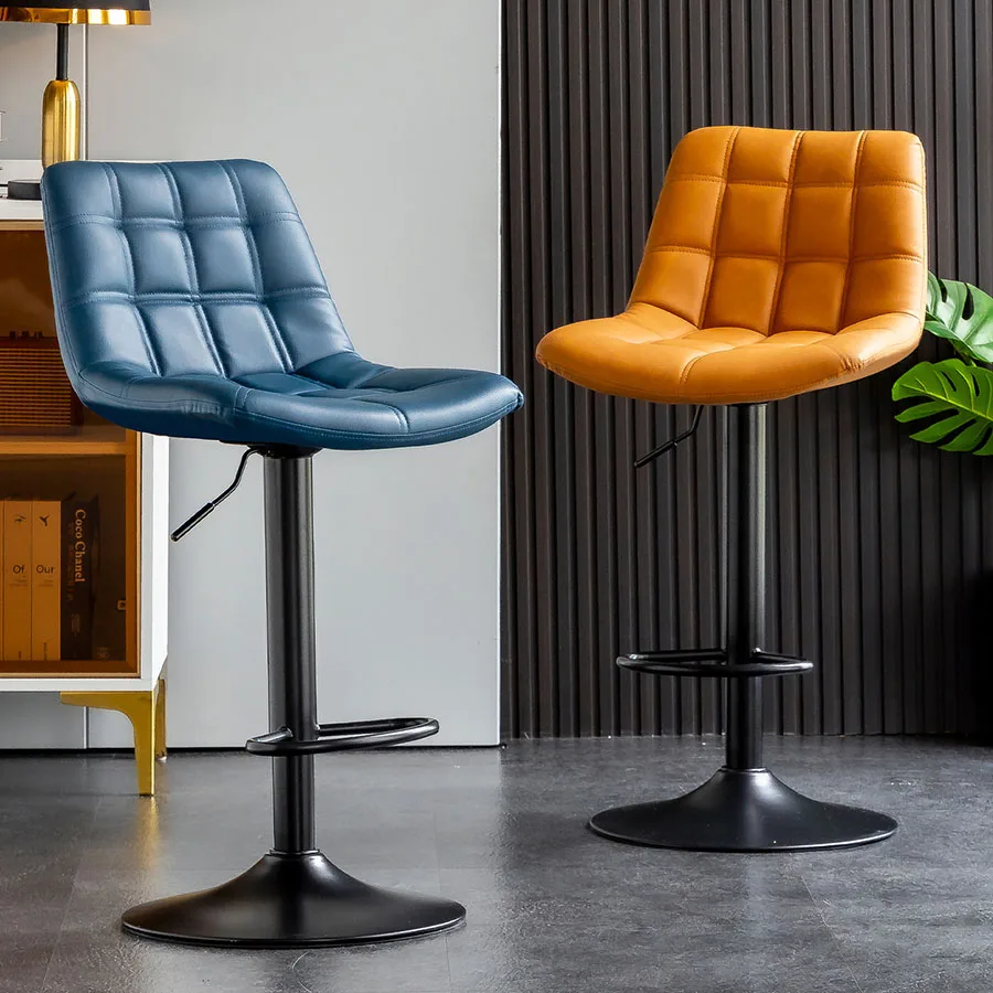 Blue Orange Bar Chair Kid Barber Poggiapiedi Cheap Party Dinning Room Semplice Sedia Reclinabile Garden Sgabello Mobili Per La Colazione