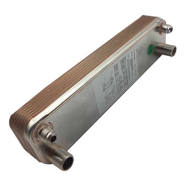 3.0MPa copper brazed stainless steel plate heat exchanger for 5KW heating  transfer between water and water - AliExpress