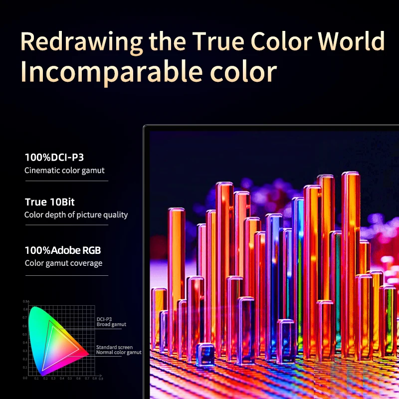 13.3 ġ 4K OLED ġ ũ ޴  3840*2160 Type-C HDMI ȣȯ ޴ ȭ PC Ʈ  